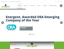 Tablet Screenshot of energent.com